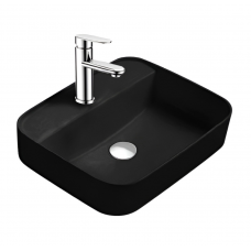 Раковина накладная Aquatek Вега AQ5506-MB черная матовая Раковина накладная Aquatek Вега AQ5506-MB черная матовая