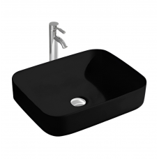Раковина накладная Aquatek Вега AQ5515-MB черная матовая Раковина накладная Aquatek Вега AQ5515-MB черная матовая