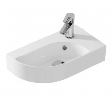 Раковина подвесная Церсанит Cameo 45 правая S-UM-CAM45/1-w белая
