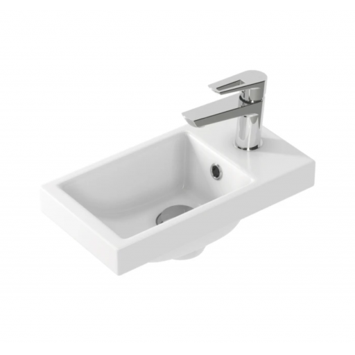 Раковина мебельная Церсанит Como 40 S-UM-COM40/1-w белая