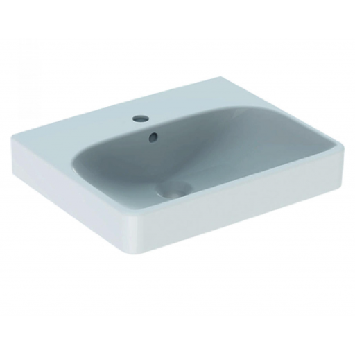 Раковина подвесная Geberit Smyle Square 500.256.01.1 белая
