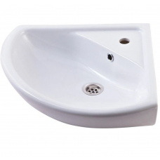 Раковина подвесная угловая Rosa Элегия 45 4620008192482 белая