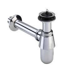 Сифон для раковины с пробкой Viega хром 366681