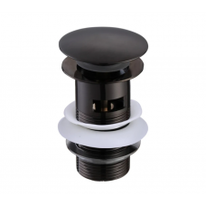 Донный клапан для раковины Aquatek черный AQ6001MB Донный клапан для раковины Aquatek черный AQ6001MB
