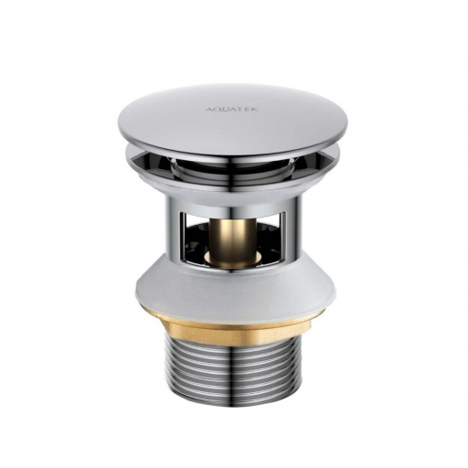 Донный клапан для раковины Aquatek хром AQ6002CR