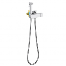 Смеситель с гигиеническим душем AQUATEK Либра AQ1028CR термостатический встраиваемый хром