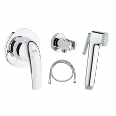 Смеситель с гигиеническим душем GROHE BauCurve 123072 встраиваемый хром Смеситель с гигиеническим душем GROHE BauCurve 123072 встраиваемый хром