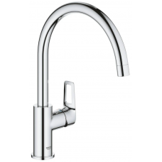 Смеситель для кухни GROHE BauLoop 31368001 однорычажный хром Смеситель для кухни GROHE BauLoop 31368001 однорычажный хром