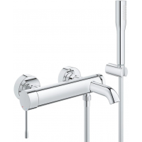 Смеситель для ванны с душем GROHE Essence+ 33628001 однорычажный хром