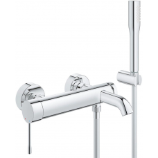 Смеситель для ванны с душем GROHE Essence+ 33628001 однорычажный хром