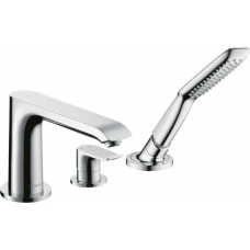 Смеситель на борт ванны HANSGROHE Metris 31190000 однорычажный хром Смеситель на борт ванны HANSGROHE Metris 31190000 однорычажный хром