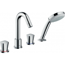 Смеситель на борт ванны HANSGROHE Logis 71314000 двухвентильный хром Смеситель на борт ванны HANSGROHE Logis 71314000 двухвентильный хром