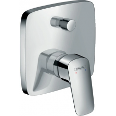 Смеситель для ванны HANSGROHE Logis 71405000 встраиваемый хром Смеситель для ванны HANSGROHE Logis 71405000 встраиваемый хром