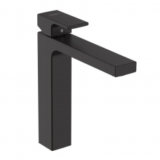 Смеситель для раковины HANSGROHE Vernis Shape 71591670 однорычажный черный матовый