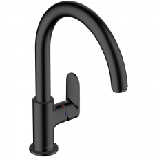 Смеситель для кухни HANSGROHE Vernis Blend M35 71870670 однорычажный черный матовый Смеситель для кухни HANSGROHE Vernis Blend M35 71870670 однорычажный черный матовый