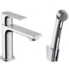 Смеситель для раковины HANSGROHE Rebris Е 72216000 с гигиеническим душем хром