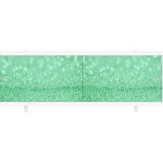 Экран фронтальный универсальный под ванну Метакам Кварт зеленый иней 148 см