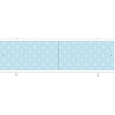 Экран фронтальный универсальный под ванну Метакам Кварт голубой иней 168 см Экран фронтальный универсальный под ванну Метакам Кварт голубой иней 168 см