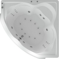 Акриловая ванна Aquatek Сириус 164х164 SIR164-0000006 с гидромассажем Standard (пневмоуправление) 