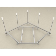 Сборный каркас для ванны Aquatek Ума 145х145 см KAR-0000023 Сборный каркас для ванны Aquatek Ума 145х145 см KAR-0000023