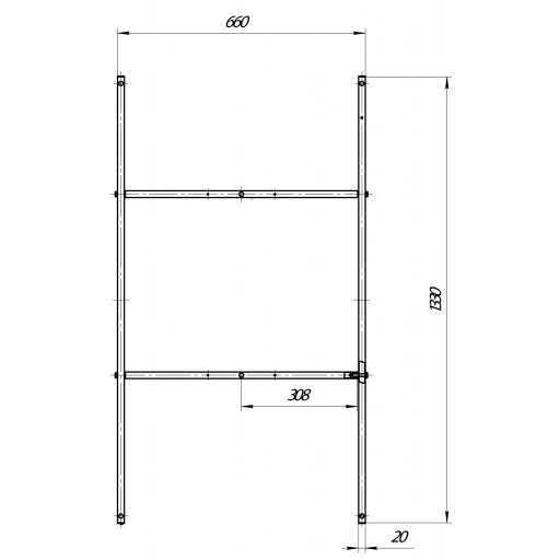 Рама разборная для ванны Marka One Pragmatika 173х75 см 03пр17375