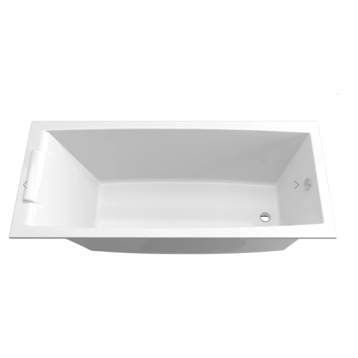 Ванна акриловая Marka One Aelita Slim белая 150х75 см 01ае1575слим