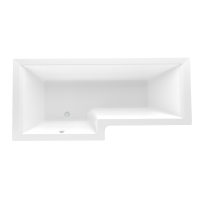 Акриловая ванна Marka One Linea, 850*1650 мм, левая, прямоугольная