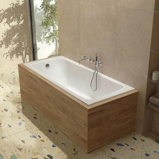 Чугунная ванна Wotte Line 1700x700, прямоугольная