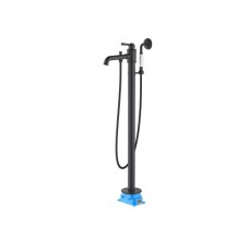 Смеситель для ванны с душем AQUATEK Классик AQ1545MB напольный черный матовый Смеситель для ванны с душем AQUATEK Классик AQ1545MB напольный черный матовый